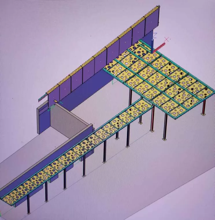 Plan d'étude projet 3D, Montréal, Aude Construction Métallique