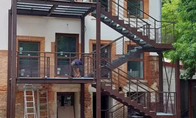 Escalier, Montréal, Aude Construction Métallique