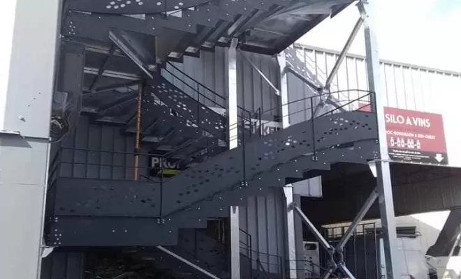 Escalier, Montréal, Aude Construction Métallique