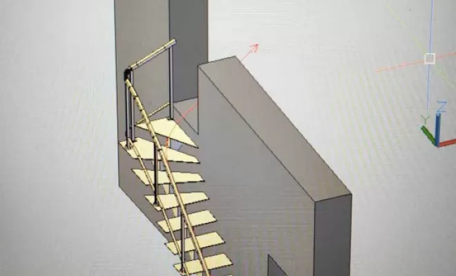 Plan d'étude projet 3D, Montréal, Aude Construction Métallique