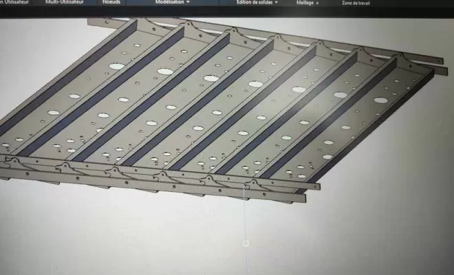 Plan d'étude projet 3D, Montréal, Aude Construction Métallique