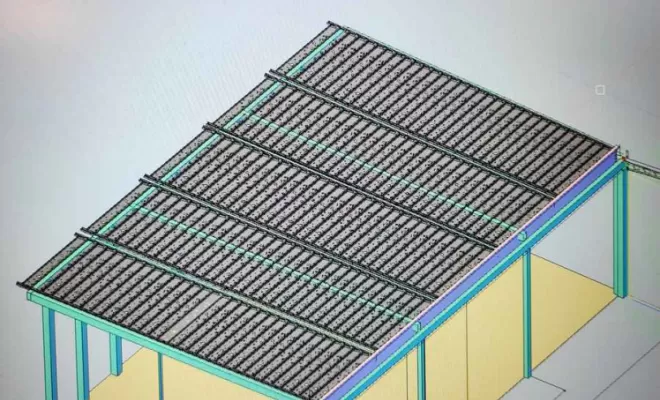 Plan d'étude projet 3D, Montréal, Aude Construction Métallique