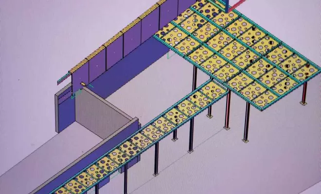 Plan d'étude projet 3D, Montréal, Aude Construction Métallique