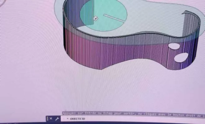 Plan d'étude projet 3D, Montréal, Aude Construction Métallique