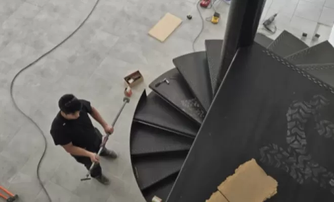 Pose et installation d'un escalier métallique de Feindt à Carcassonne, Carcassonne, Aude Construction Métallique